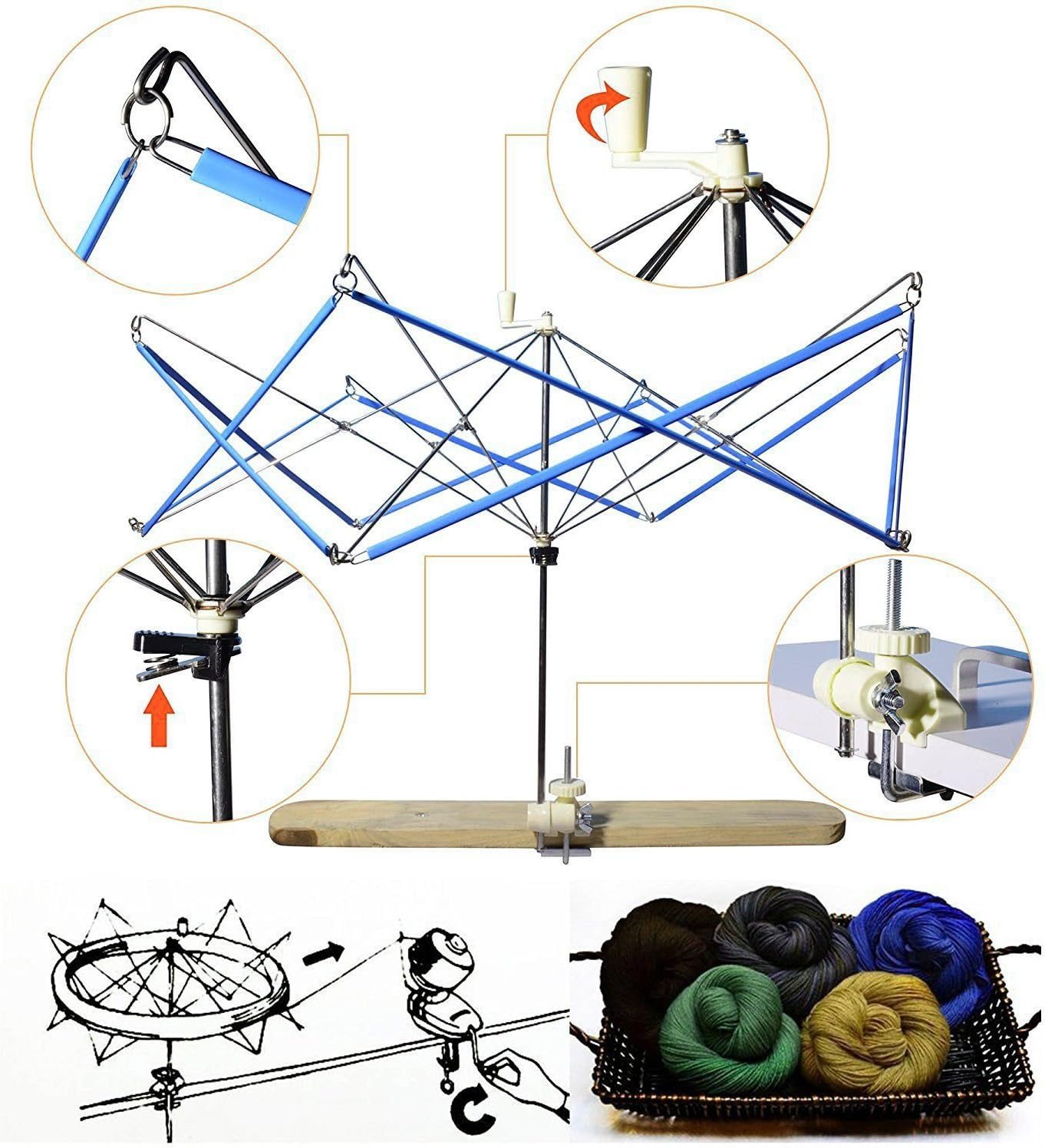 Yarn Swift Umbrella with Case image number 3