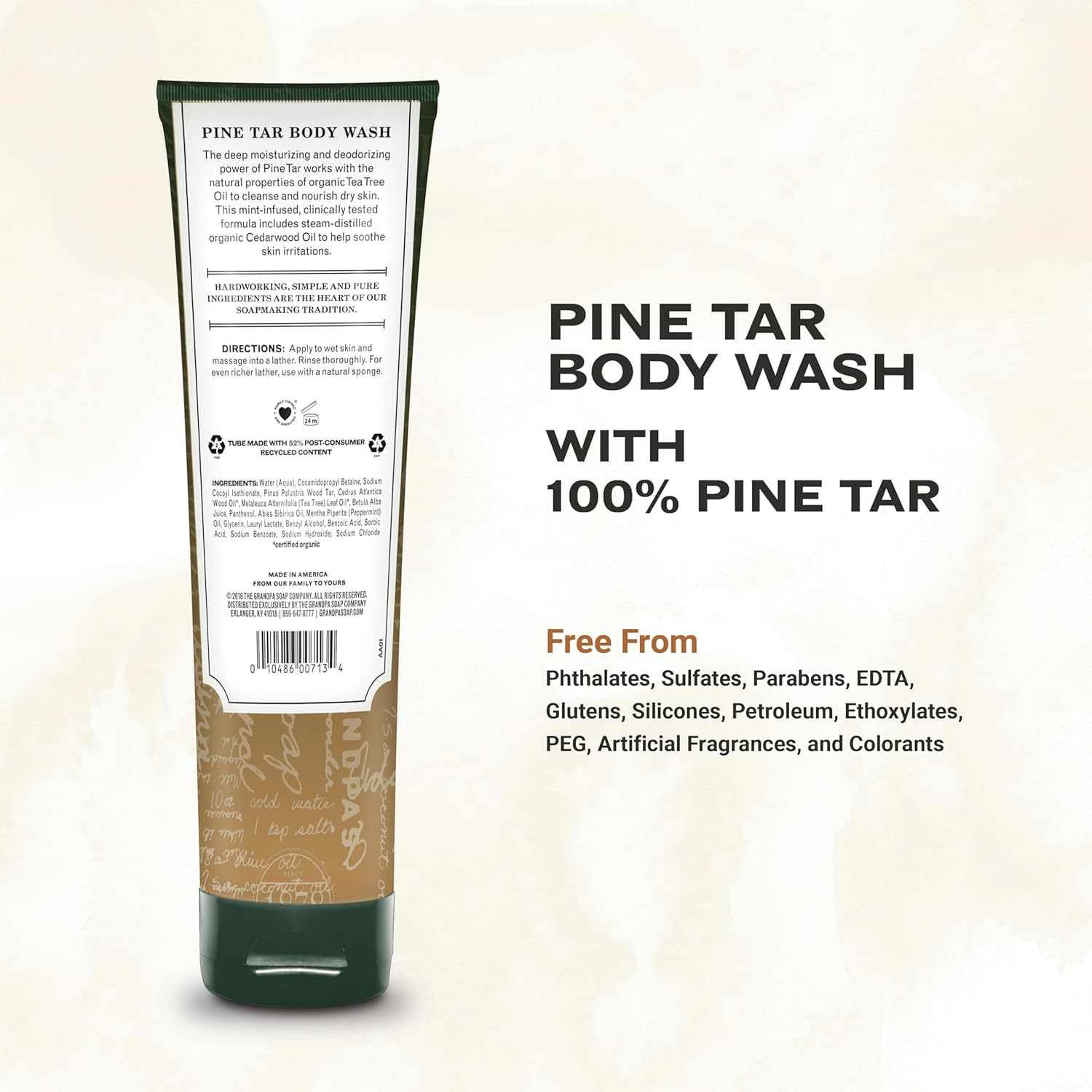 Grandpa'S, Pine Tar Body Wash, Skin Therapy, 9.5 Fl Oz (280 Ml) image number 6