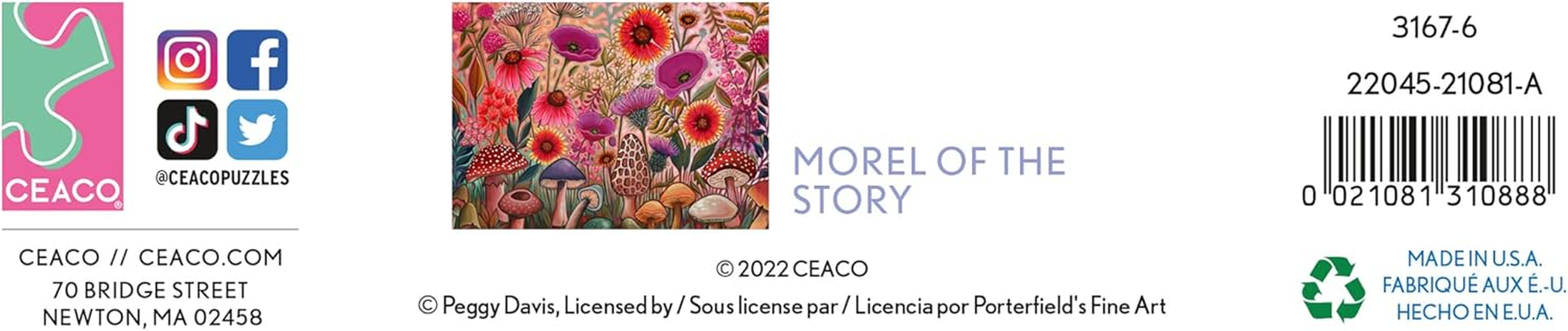 Ceaco - Peggy'S Garden - Moral of the Story - 1000 Piece Jigsaw Puzzle