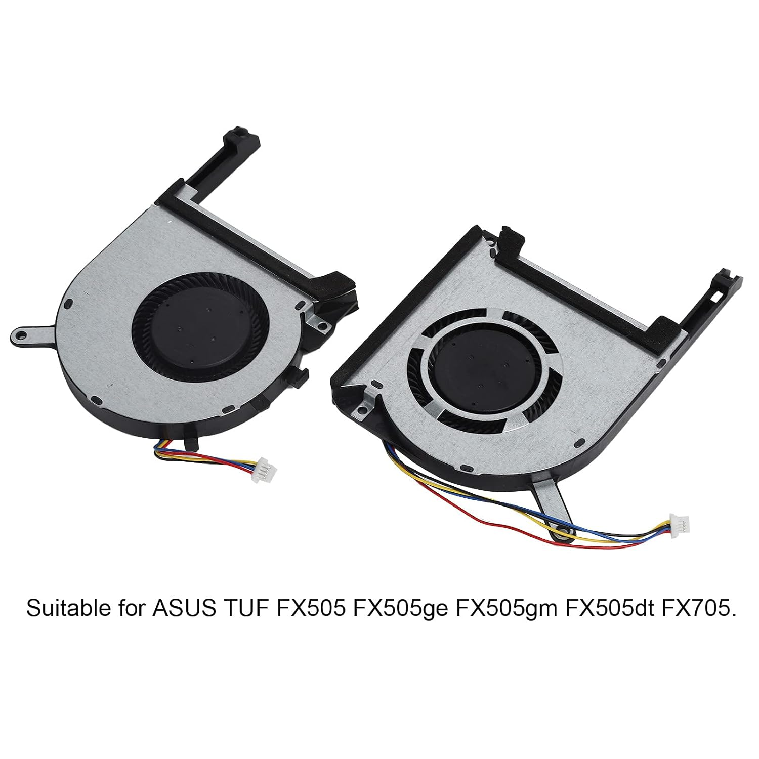2Pcs Cooling Fans for TUF Fx505Ge Fx505Gm Fx505Dt FX705, Aluminum Alloy, Quick Cooling, Small and Light image number 5