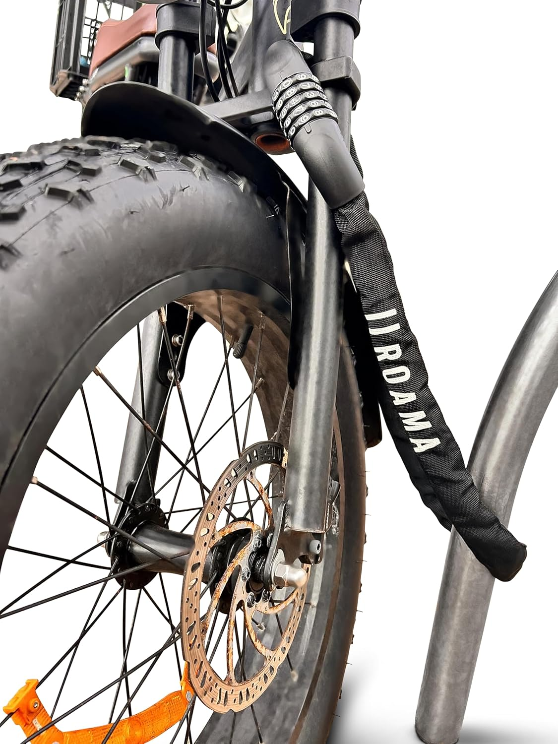 Roama 10 Mm Combination Bike Chain Lock 120 Cm Chain, Built-In Combination Lock Security, Heavy Duty Steel Links, Extra Long Length, Anti-Theft Bike Lock for Electric, Road, Dirt, Off-Road Bicycles image number 5