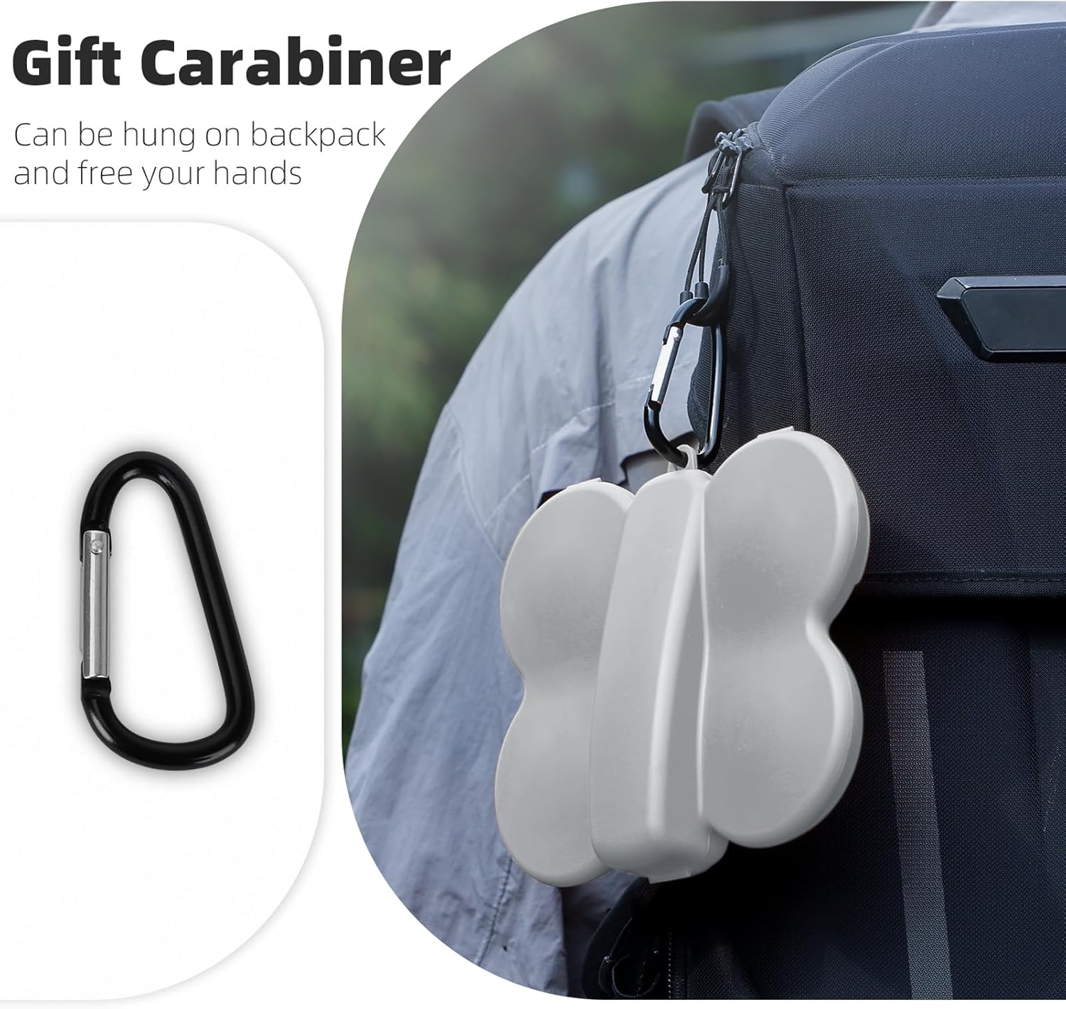 CERFFOOL Hard Carrying Case for DJI NEO Shock Absorbing Anti-Drop Portable Storage Box with Mountaineering Buckle, Travel Mini Bag for Drone Accessories, Gray image number 2