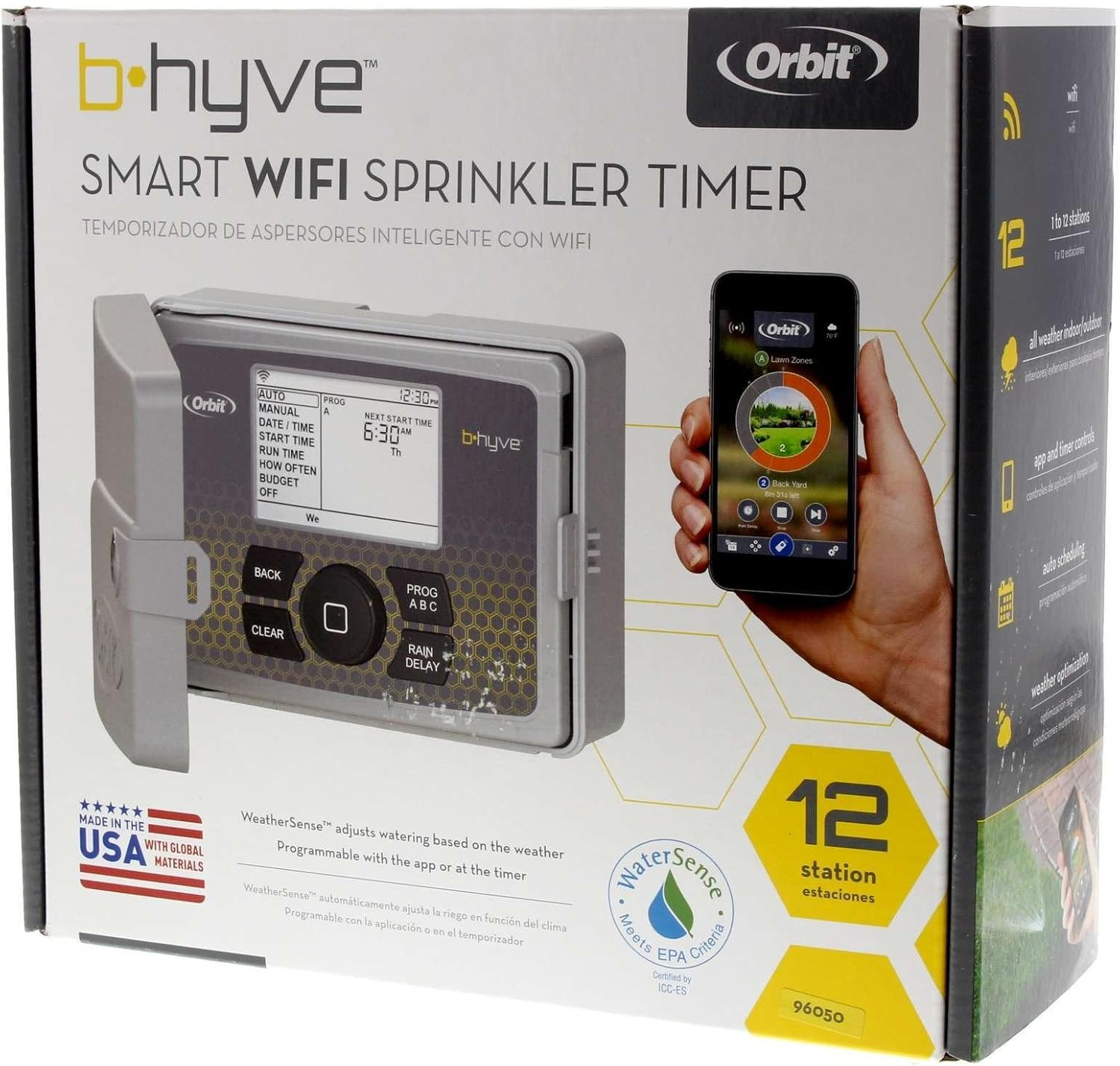 96050 - Australian Model - Orbit B-Hyve 12 Station Smart Wi-Fi Irrigation Controller image number 2
