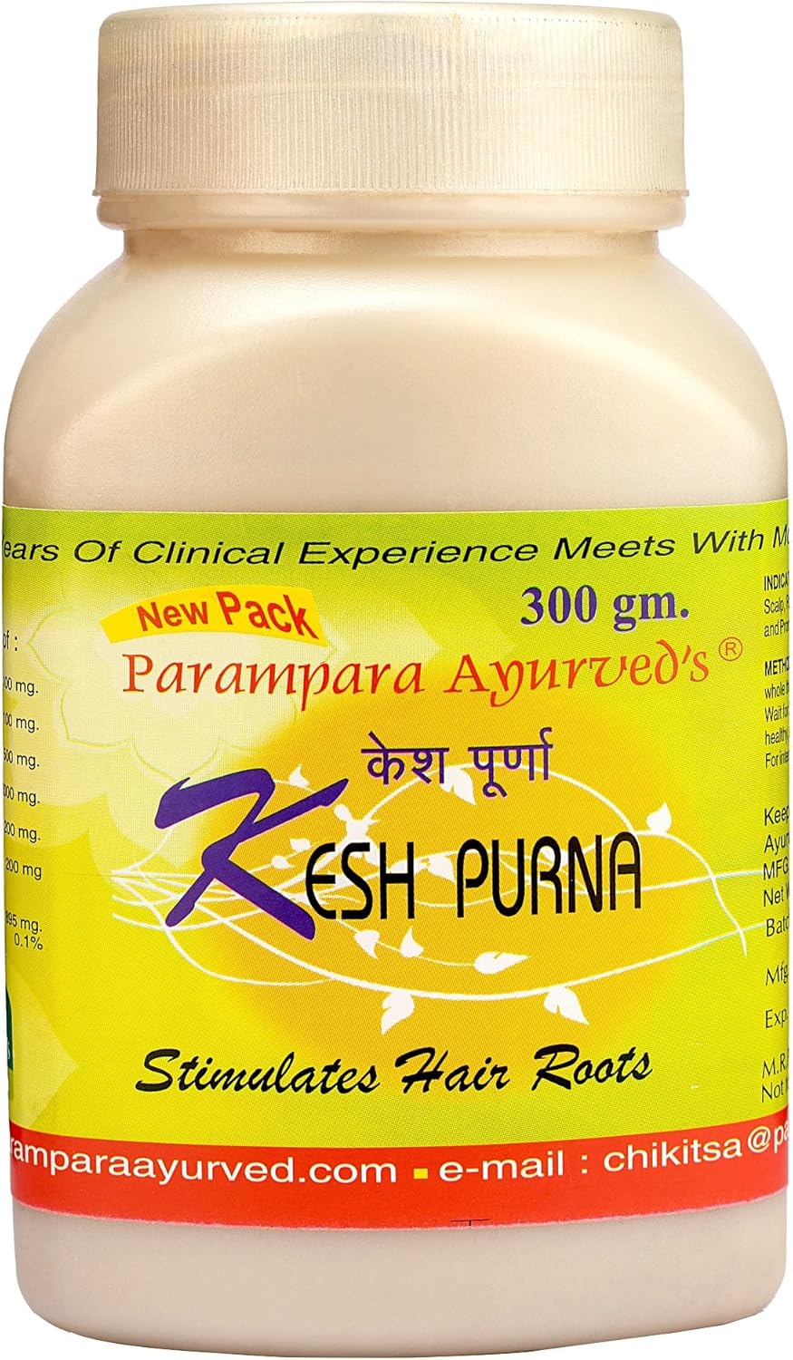 Parampara Ayurved Keshpurna Herbal Hair Spa Dust for Stimulates Hair Roots 300G image number 3