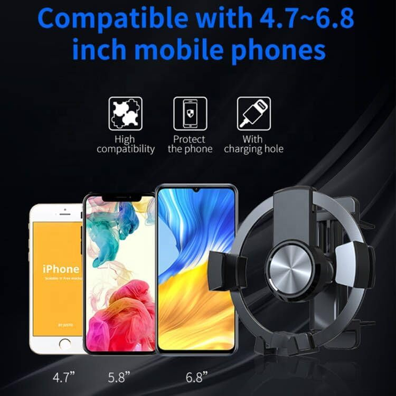 Car Air Vent Phone Holder Phone Cradle Compatible for Mercedesbenz A/B/C/E/S, Mini Cooper/Countryman,Ford Mustang Jeep-Wrangler image number 6