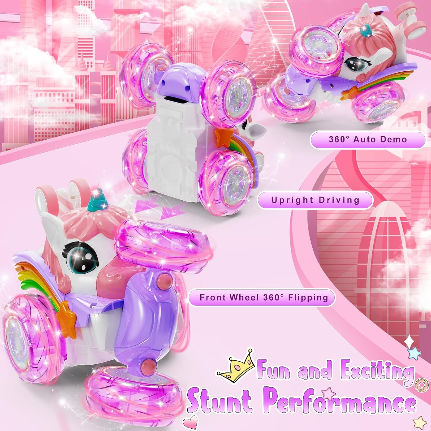 Kikikid Unicorn Remote Control Car image number 4