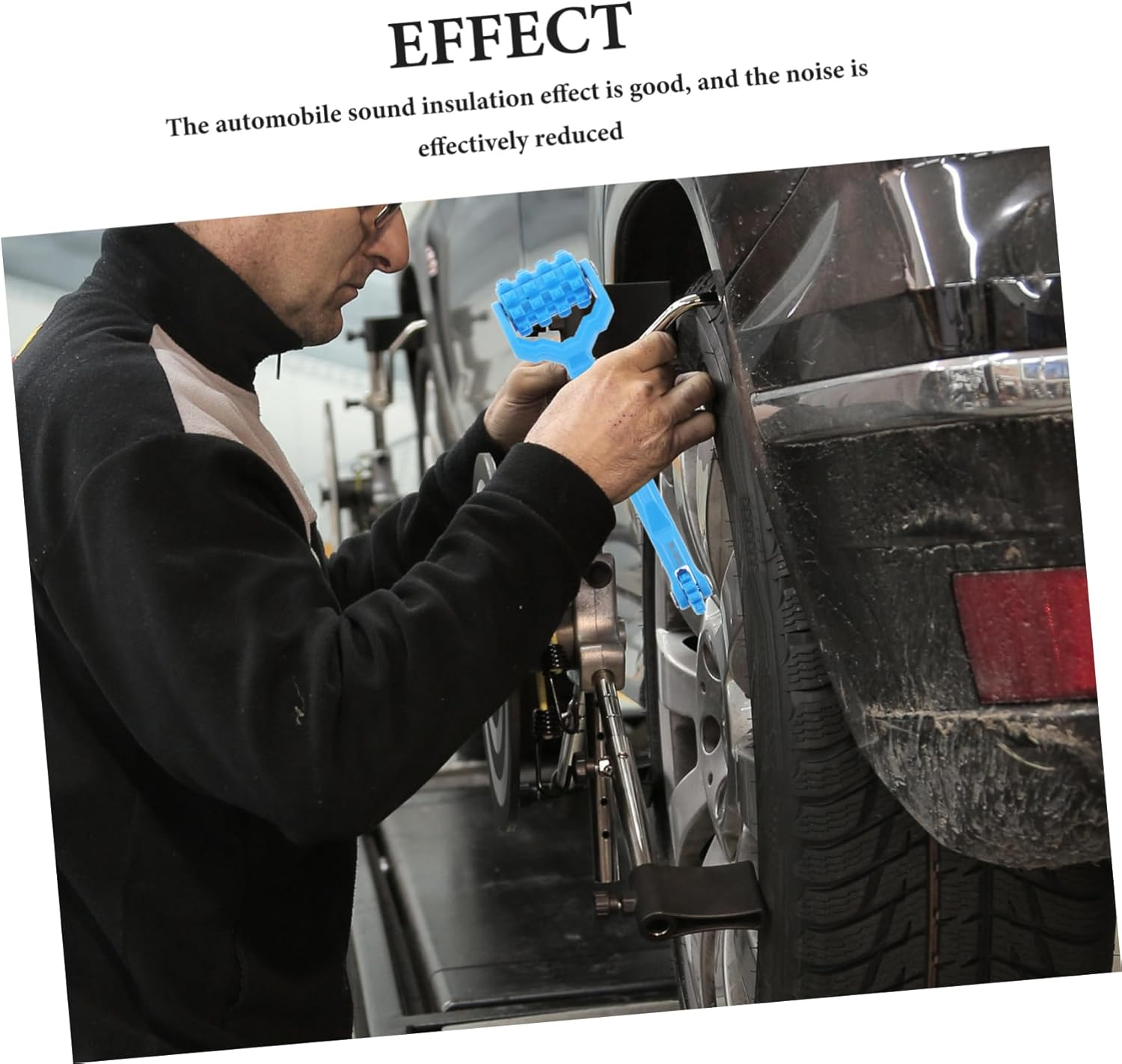 GARVALON Automotive Soundproofing Roller Tool Dual-Head Plastic Car Sound Deadener for Noise Reduction and Car Accessories