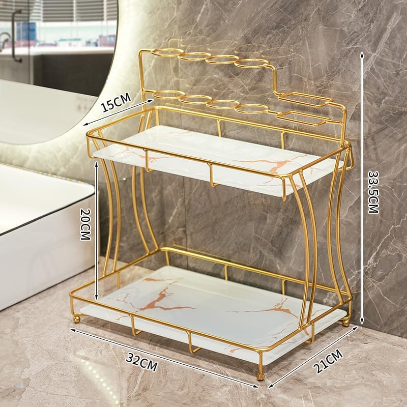 The Modern Nest-Beauty Makeup and Toothbrush Storage Holder - Multi-Compartment Organizer for Bathroom, Vanity, and Desk image number 2