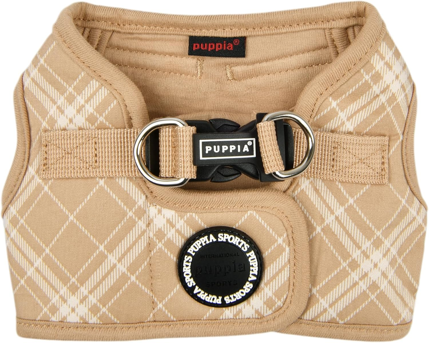 Puppia Kealoha Dog Vest Harness B (Step-In) Fashionable Flower Pattern Spring Summer Harness for Small and Medium Dogs, Violet, Large