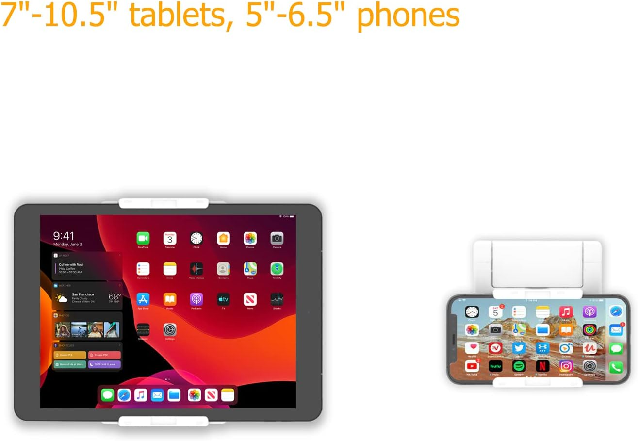 Tissue Box Holder, TFY Kitchen Wall Mount Compatible with Facial Tissues and Other Napkin Paper Boxes (White) - White image number 4