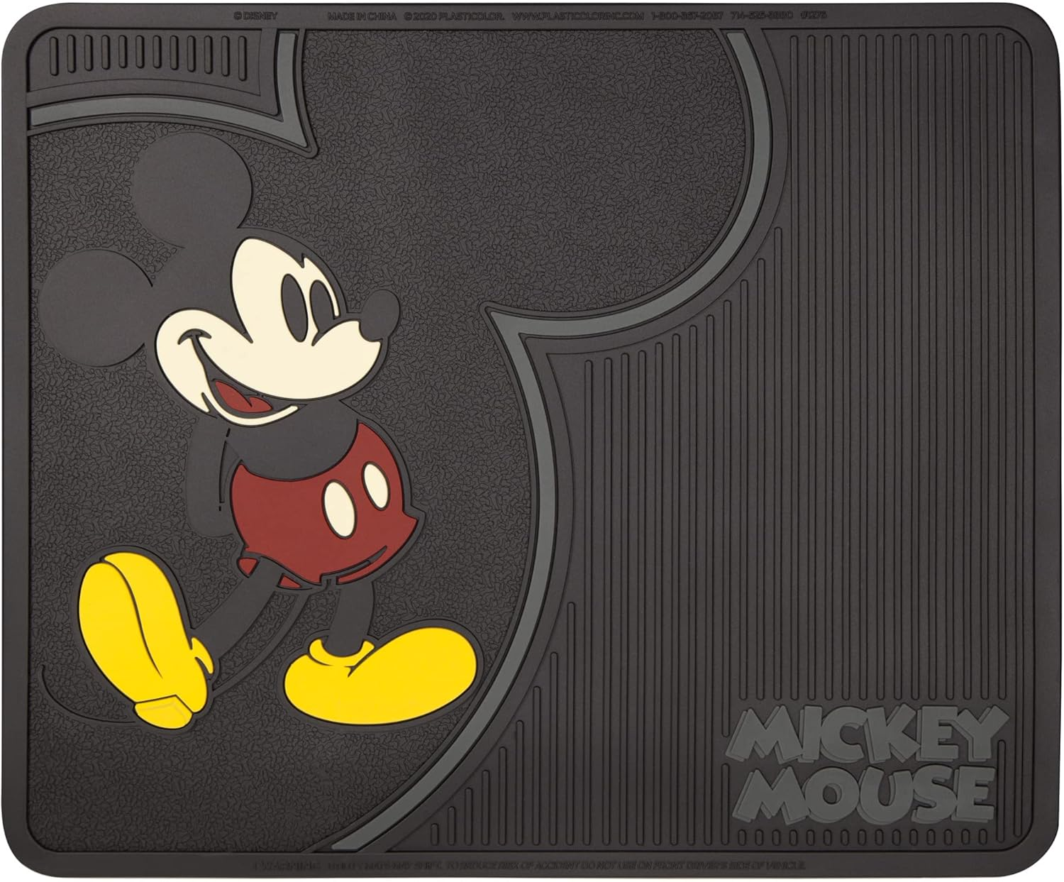 Vintage Mickey Mouse Style Molded Utility Mat- 14"