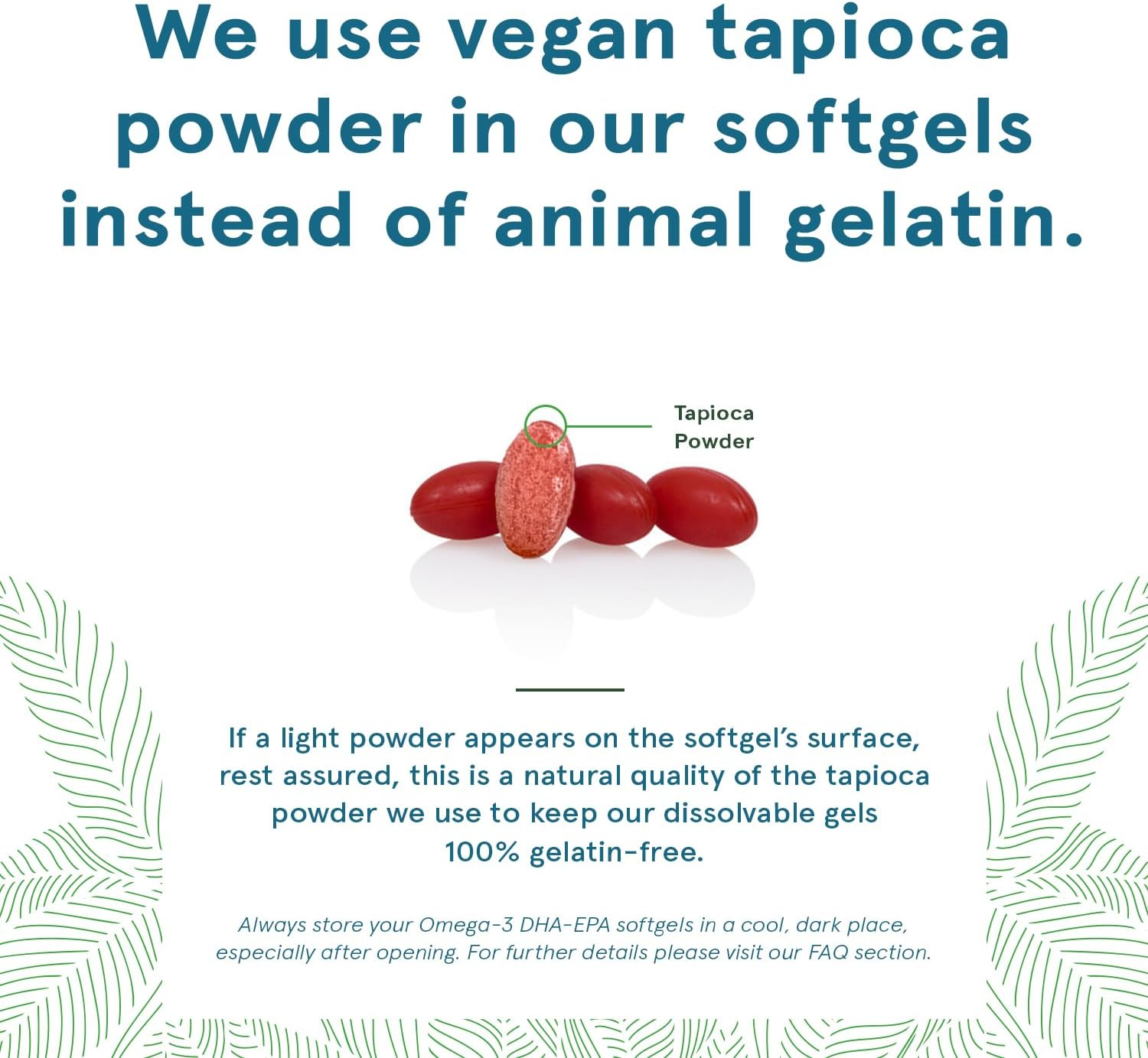 Deva Vegan Omega-3 DHA - EPA 500 Mg Potency - Carrageenan Free - Non Fish - from Algae - 60 Vegetarian/Vegan Softgels, Manufactured in the USA** image number 3