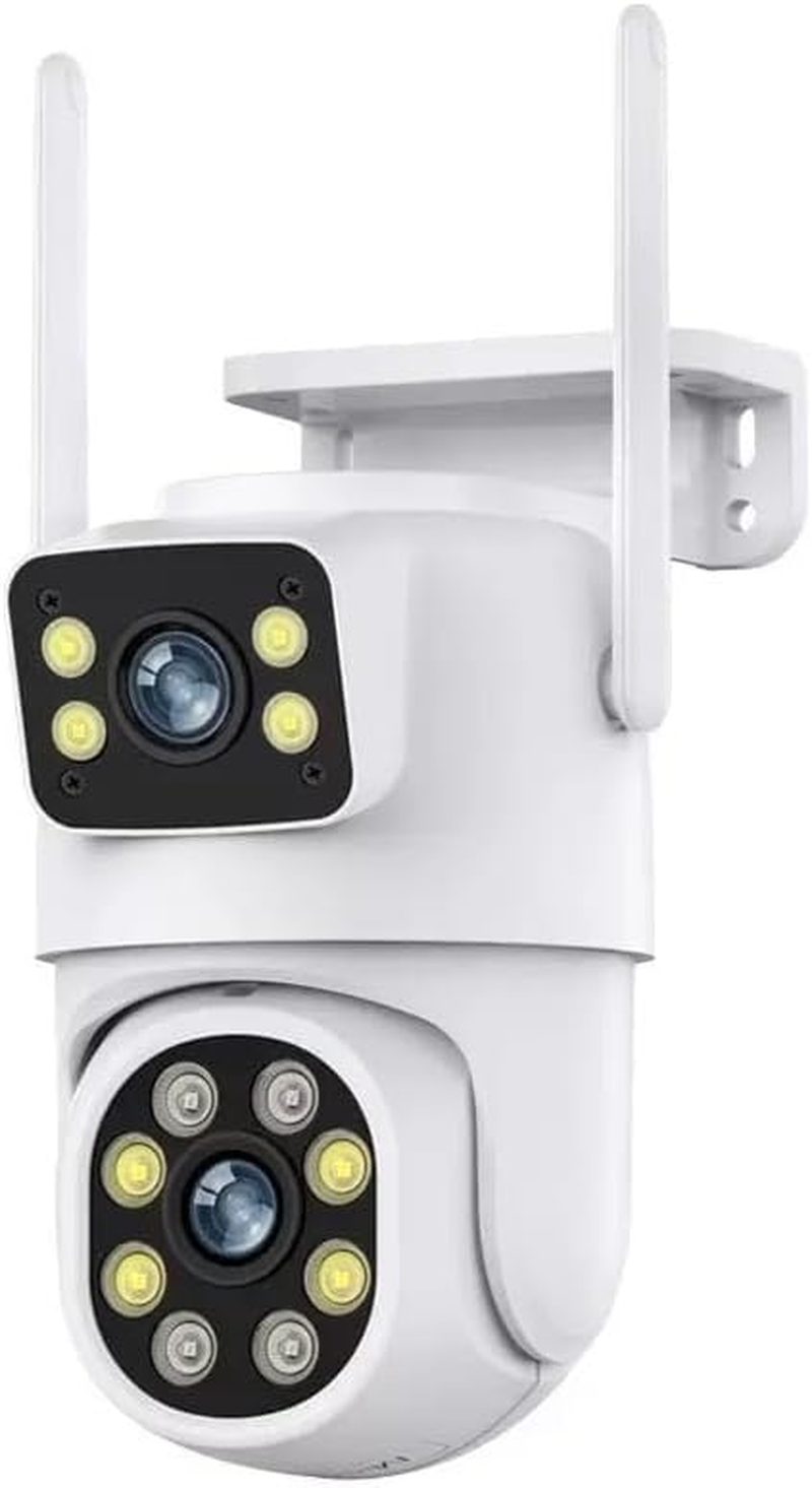 Aoeek Tuya 6K Security Camera Outdoor Dual Lens, 350&deg; Pan/Tilt View, Smart Motion Tracking, Full Color Night Vision, 2-Way Audio, IP66 Weatherproof, Secure Sd/Cloud Storage, Versatile for Home Safety image number 6