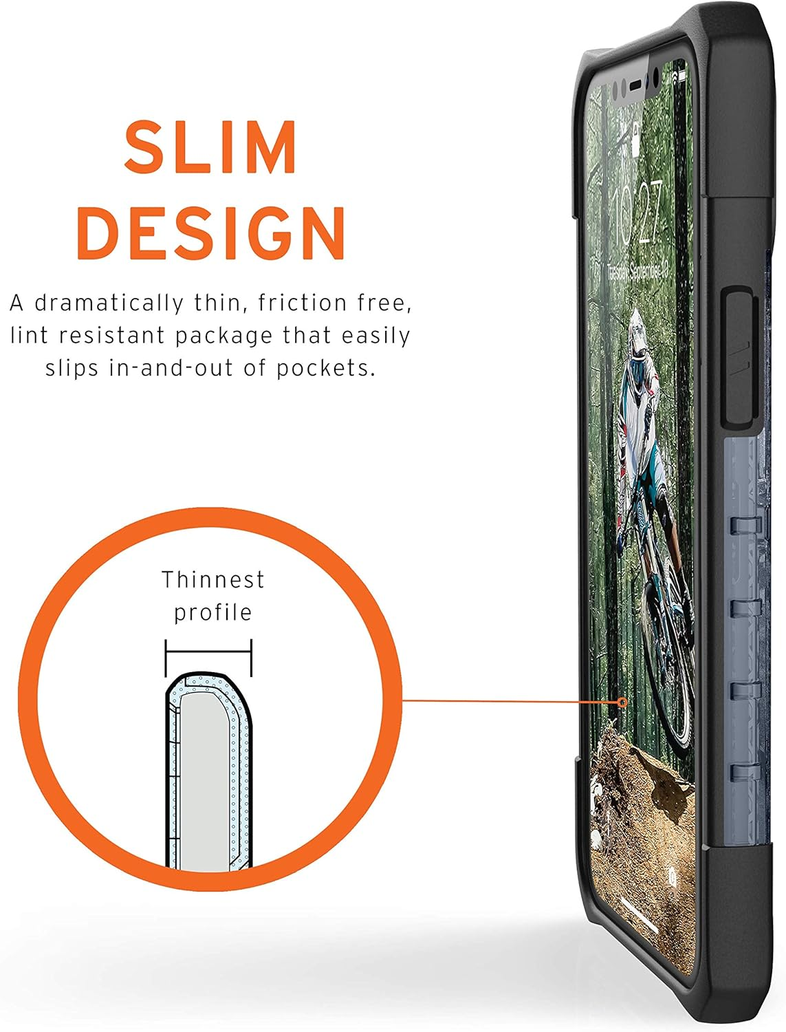 URBAN ARMOR GEAR UAG-IPH20LT-ML Compatible with Iphone 12 Pro Max (6.7) 2020 Compatible Shockproof Case, PLASMA Marado image number 6