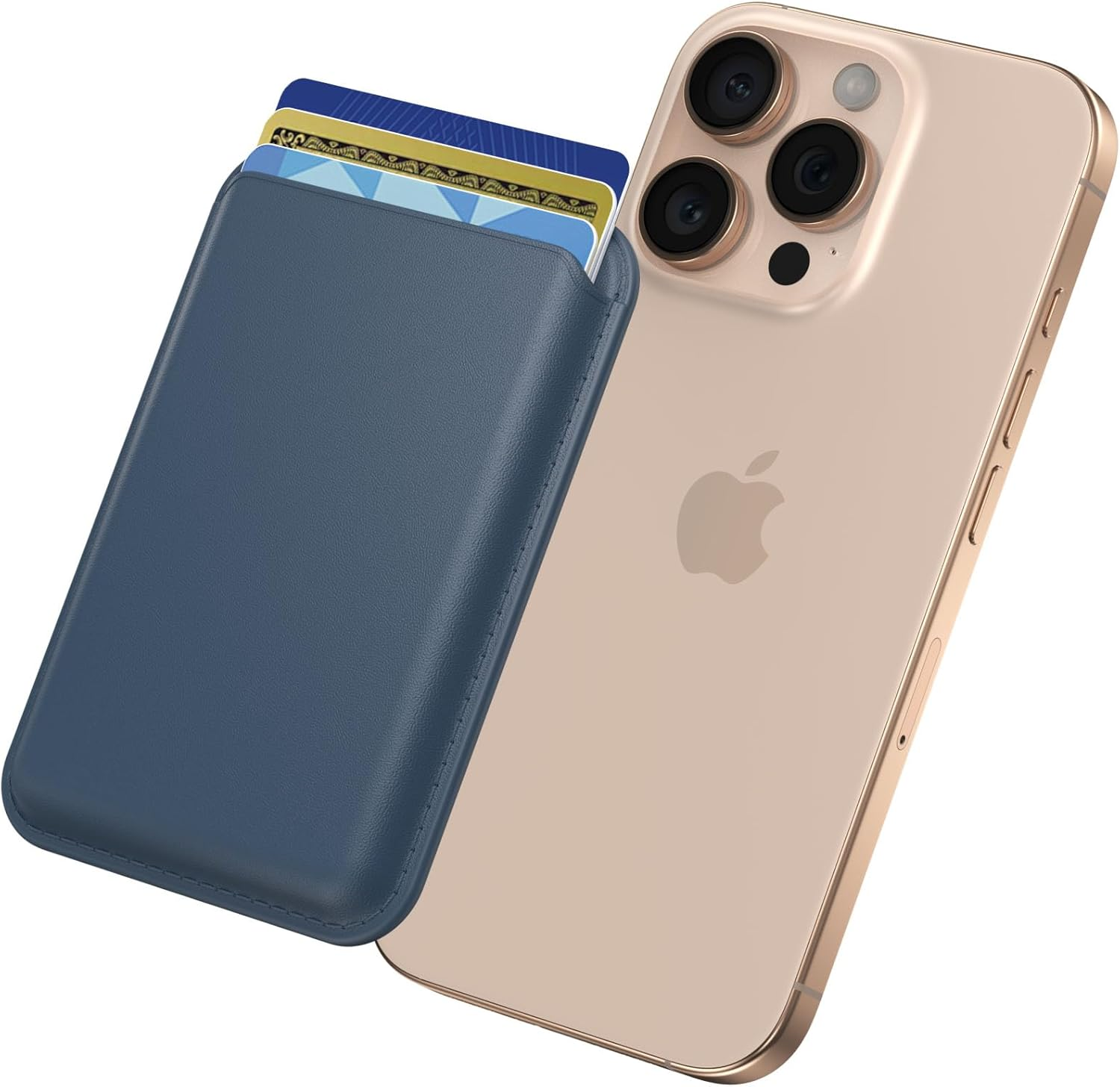 Magsafe Wallet Magnetic Card Holder, Premium Vegan Leather Phone Wallet for Phone Card Holder for Iphone 16 plus Pro Max 15 14 13 12 Series