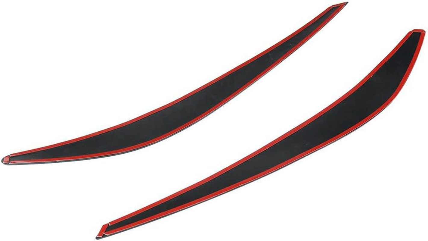 KAKA AUTO PARTS Gloss Black Headlight Eyebrow Eyelid Cover Trim Compatible with VF Holden Commodore SS SSV SV6 S Evoke