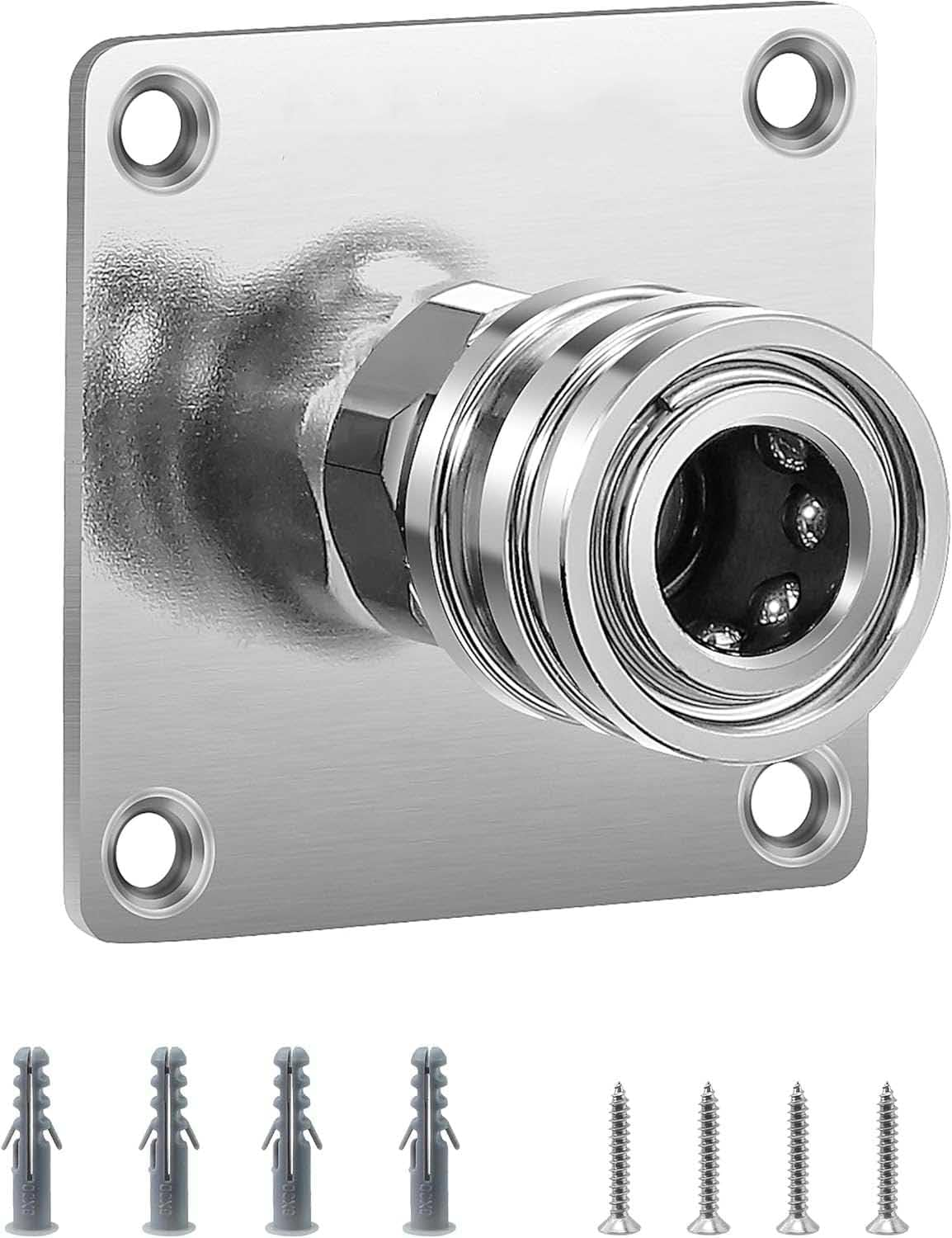 Pressure Washer Foam Cannon Holder, 1/4" Quick Connect Automatic Foam Cannon Mount, Stainless Steel Pressure Washer Nozzle Tip Holder, Pressure Washer Accessories Storage Rack image number 5