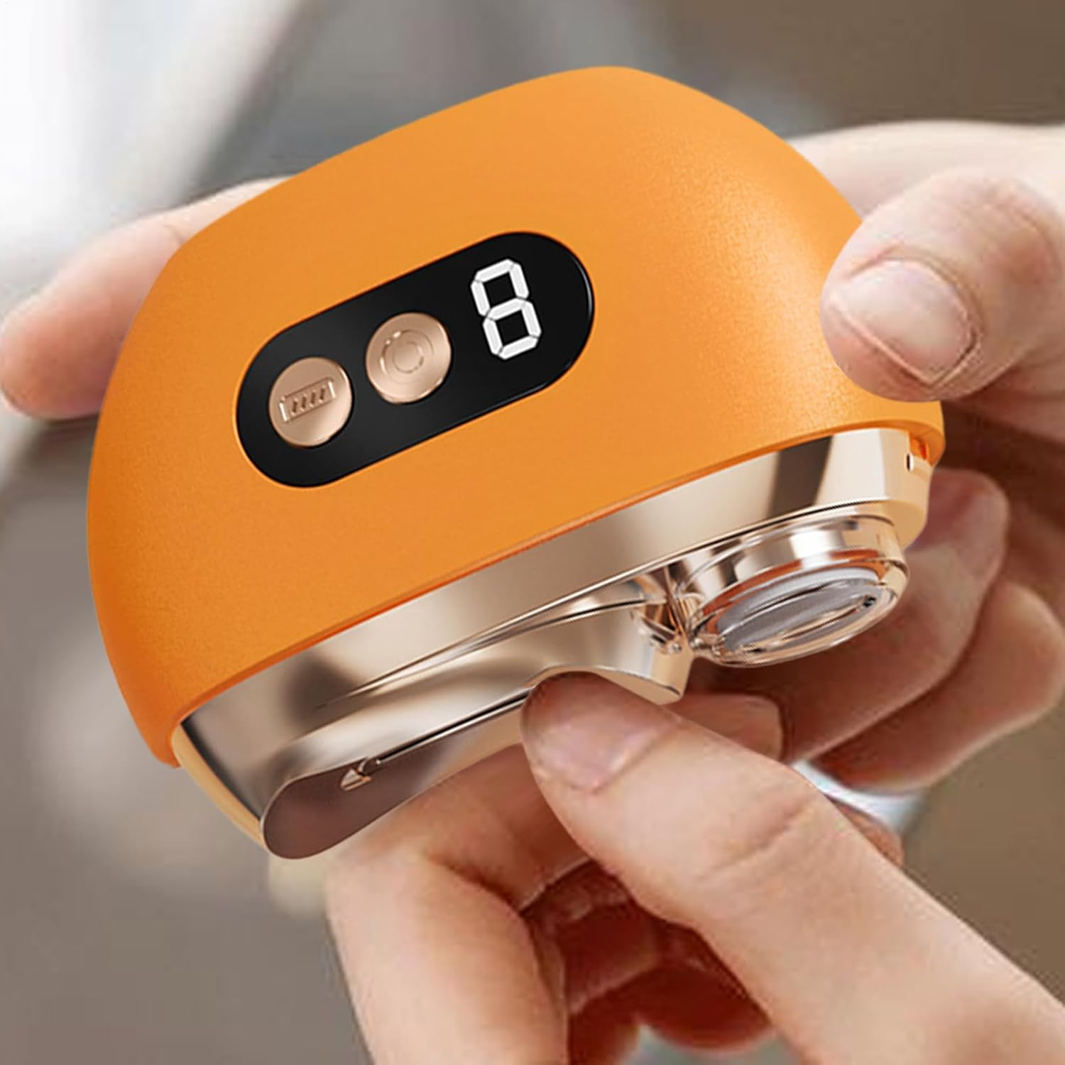 Electric Fingernail Clippers | Toenail Trimmer USB Rechargeable | Nail Polishing Clipper with 3 Speed Settings and Light for Elderly Seniors Travel Home Salon Home Manicure - White image number 3