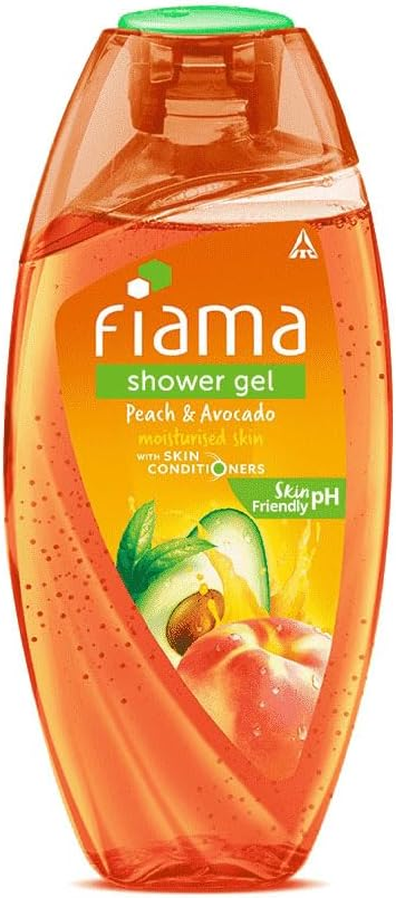 Fiama Shower Gel Peach & Avocado, Body Wash with Skin Conditioners for Soft Moisturised Skin, 250 Ml Bottle image number 1