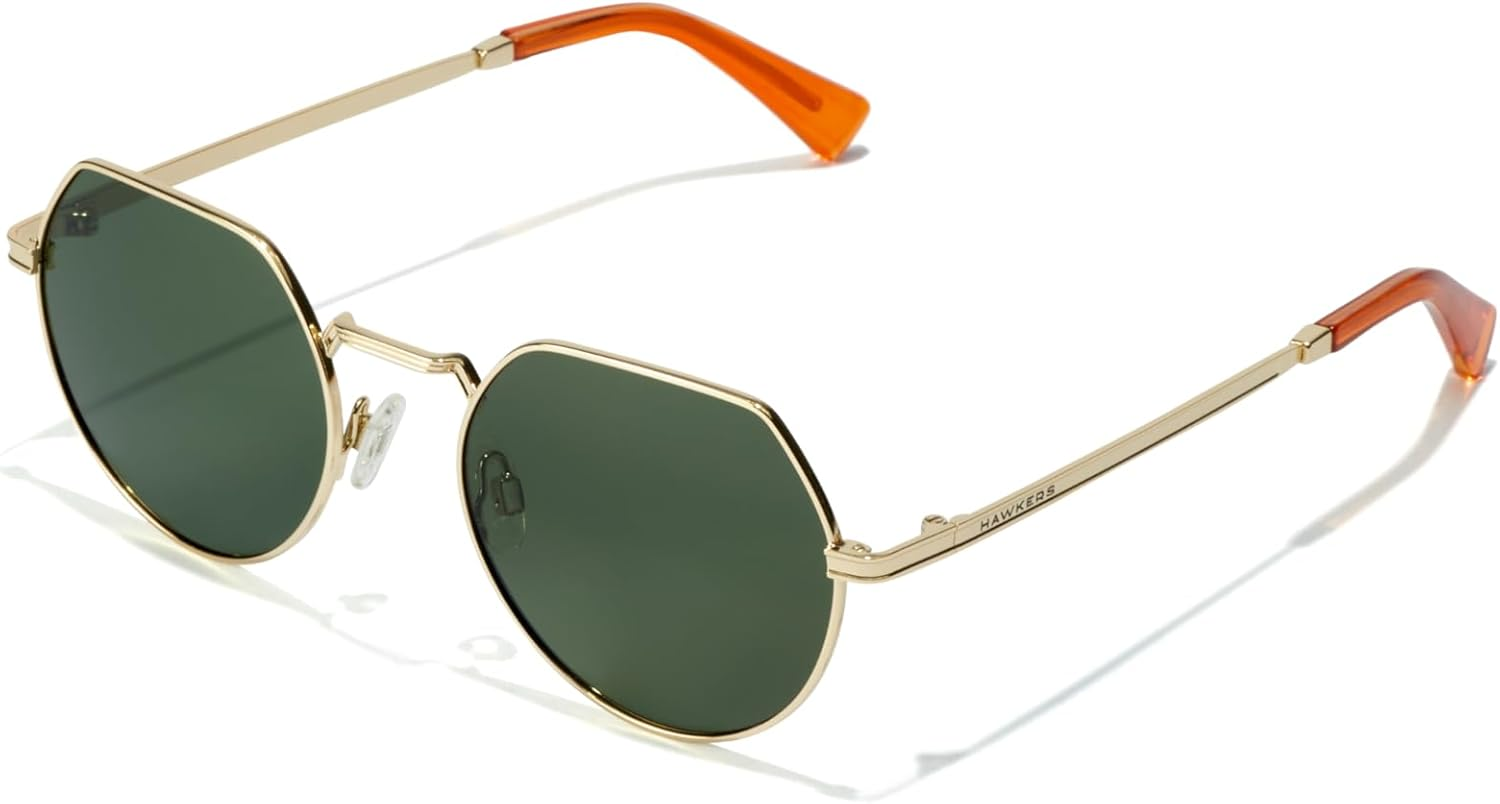 HAWKERS Sunglasses Women - Protection UV400 - AURA Model - Geometric and Rounded Sunglasses - Black image number 5