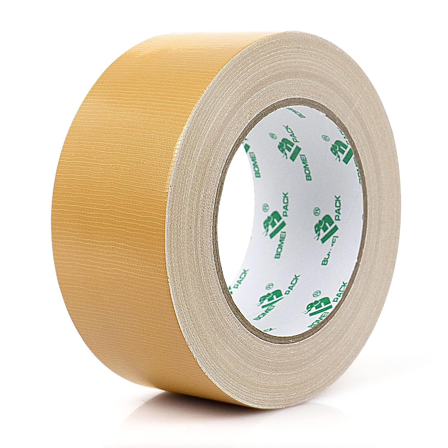 Heavy Duty Brown Duct Tape, Multi-Use Easy Tear Gaffer Waterproof Cloth Tape for Repairing, Maintenance and Industrial Use, 1.88 Inch X 32.8 Yards, 9 Mil Thick, 1 Roll, BOMEI PACK image number 3