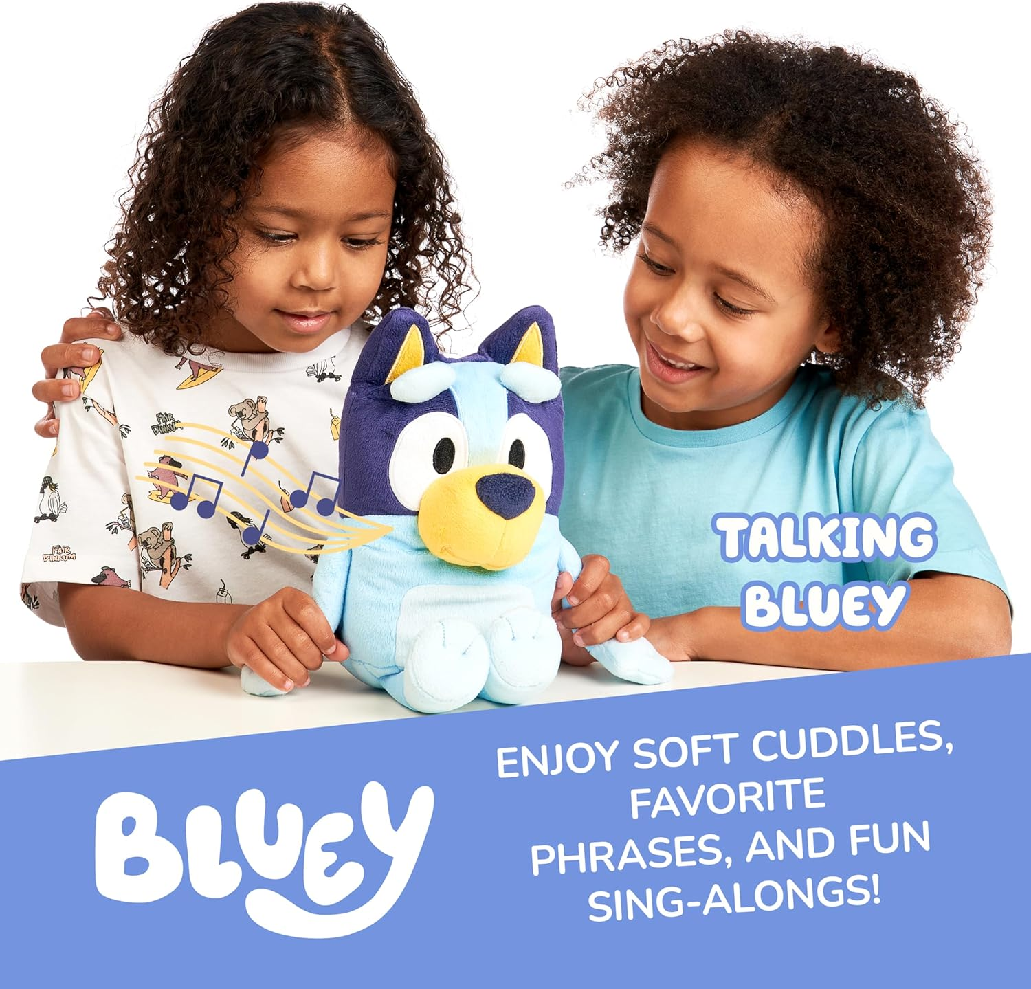 Talking Bluey 33Cm Plush, Interactive - Sing along with Bluey, 9 Different Phrases image number 5