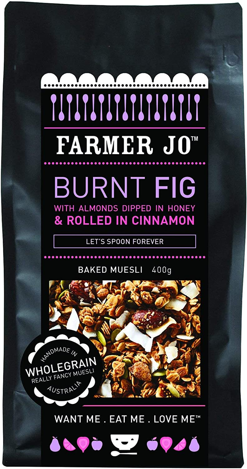 Farmer Jo Burnt Fig & Almond Baked Muesli 400G image number 1