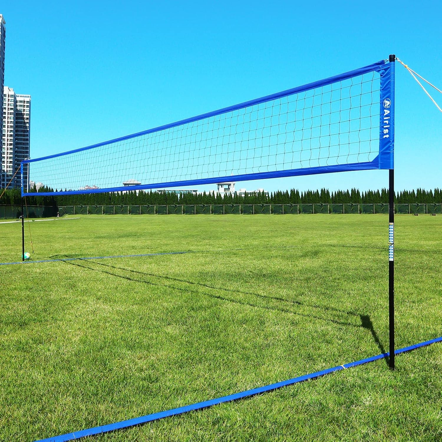 Heavy Duty Volleyball Net Outdoor with Steel Anti-Sag System, Adjustable Aluminum Poles, Professional Volleyball Nets Set for Backyard and Beach, Volleyball and Carrying Bag image number 5