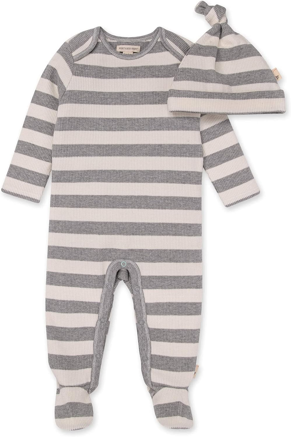 Burt'S Bees Baby Baby-Boys Matelasse Organic Baby Kimono One Piece Jumpsuit