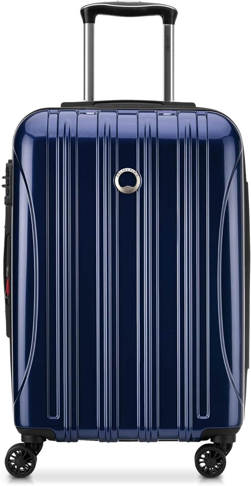 DELSEY PARIS Helium Aero Hardside Expandable Luggage with Spinner Wheels, Brick Red, Carry-On 21 Inch, Helium Aero Hardside Expandable Luggage with Spinner Wheels