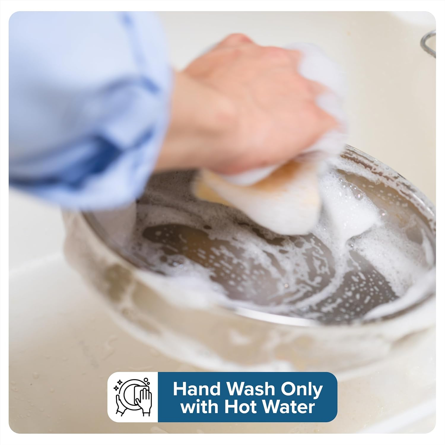 Viking Culinary 3-Ply Stainless Steel Hammered Copper Clad Cookware Set, 10 Piece, Oven Safe, Works on Electronic, Ceramic, and Gas Cooktops image number 5