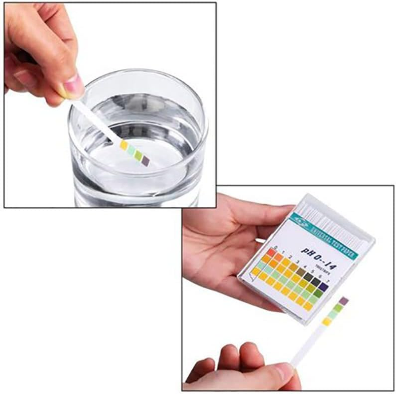 AIMALL 100PCS Test Strips Ph 0-14 Alkaline Acid Urine Saliva Litmus Paper Kit Sticks for Saliva Urine Water Soil Testing Pet Food and Diet Ph Monitoring
