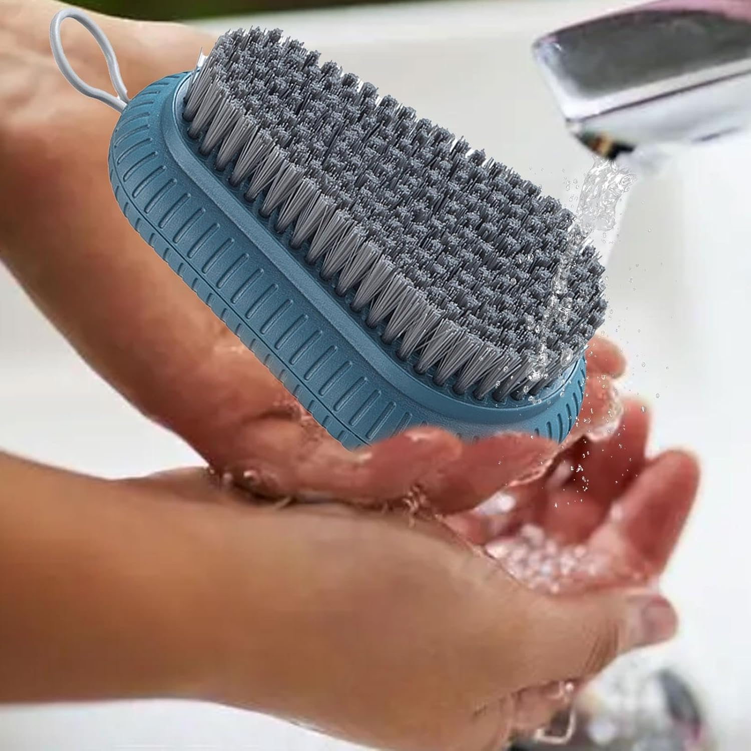 Nail Brush for Cleaning - Nail Cleaning Brush, Ergonomic Nail Brush Non Slipped Nail Cleaning Brush - Practical Nail Brush Clean Brush Brush Scroth O image number 5