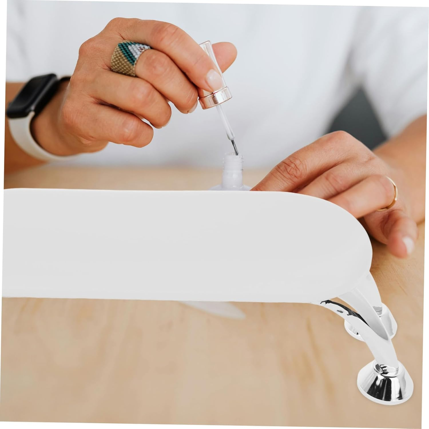 TOVINANNA Nail Hand Rest Cushion Durable Arm Rest for Nails Comfortable Manicure Hand Pillow for Salon Use Easy to Clean Portable Versatile Design image number 4