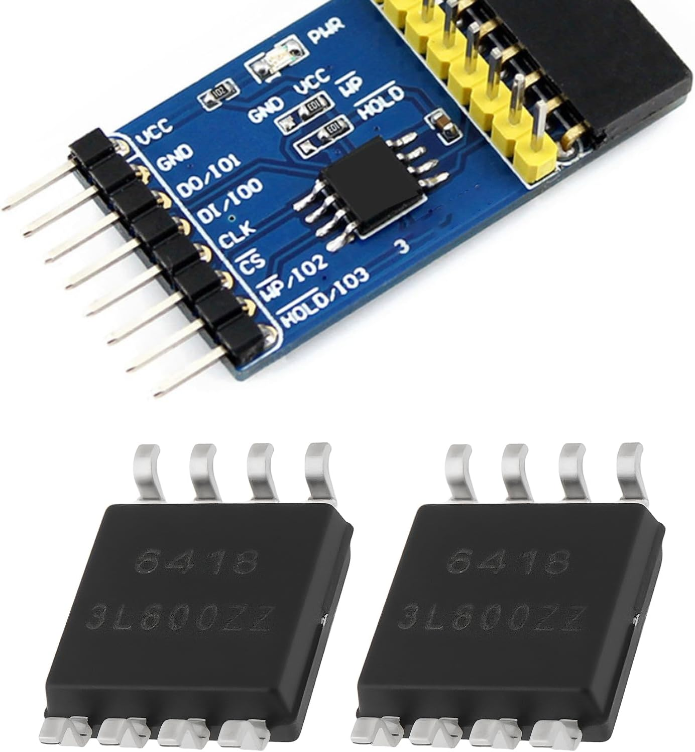 VGOL 2Pcs W25Q128JWSQ 128Mbit Serial Flash Memory Chip SOIC-8 Package SPI Interface for Embedded Systems and Data Storage Applications image number 5