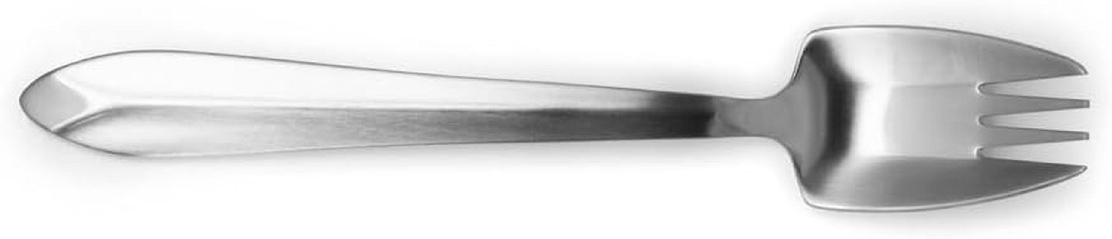 Splayd Black Label Stainless Steel Satin Mirror Utensils 6 Piece Set - Combining a Knife, Fork and Spoon in One Versatile Utensil, 18/8 Stainless Steel, Durable, Gift Box