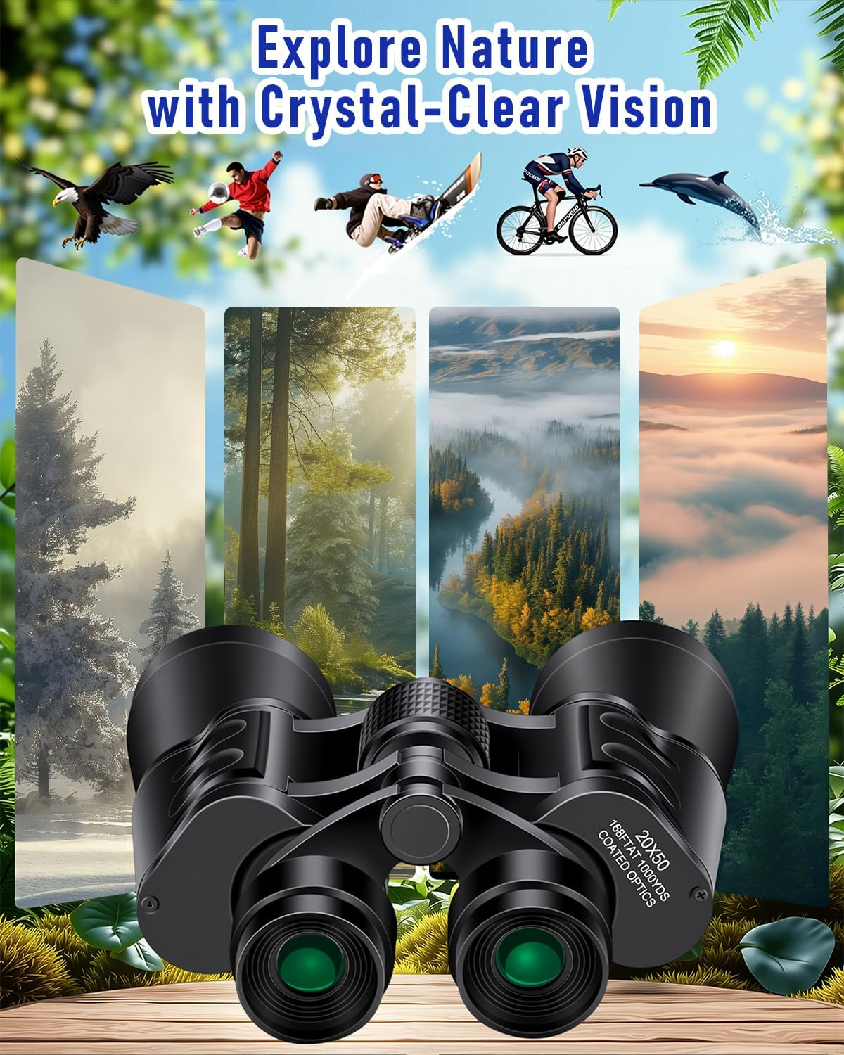 Binoculars for Outdoor Activities and Nature Viewing (20X50) image number 5