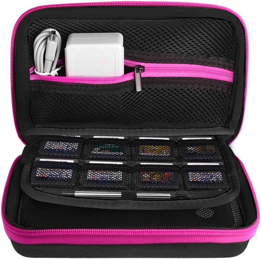 AUSTOR Case for Nintendo New 3DS XL (Black+Rose) image number 2