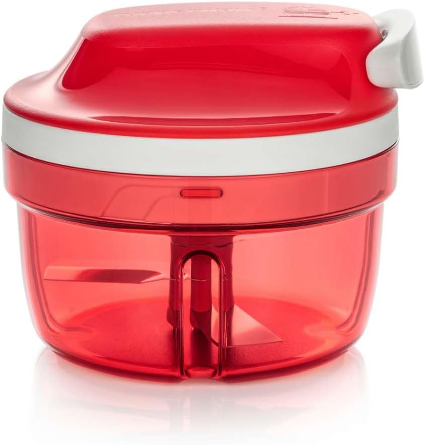 Tupperware Supersonic Mini Chopper 300Ml Capacity Manual Food Processor - Kitchen Aid for Chopping Herbs, Nuts, Garlic, Vegetables image number 2
