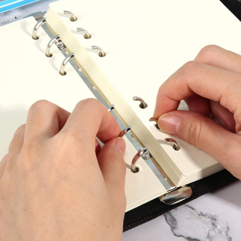 135 Sheets/270 Pages A5 Blank Paper, Betterjonny 6 Holes Refill Blank Paper 100Gsm A5 Loose Leaf Binder Paper for A5 Binder Loose Leaf Refill Planner Inserts for Binder Refillable Journals Notebooks image number 1