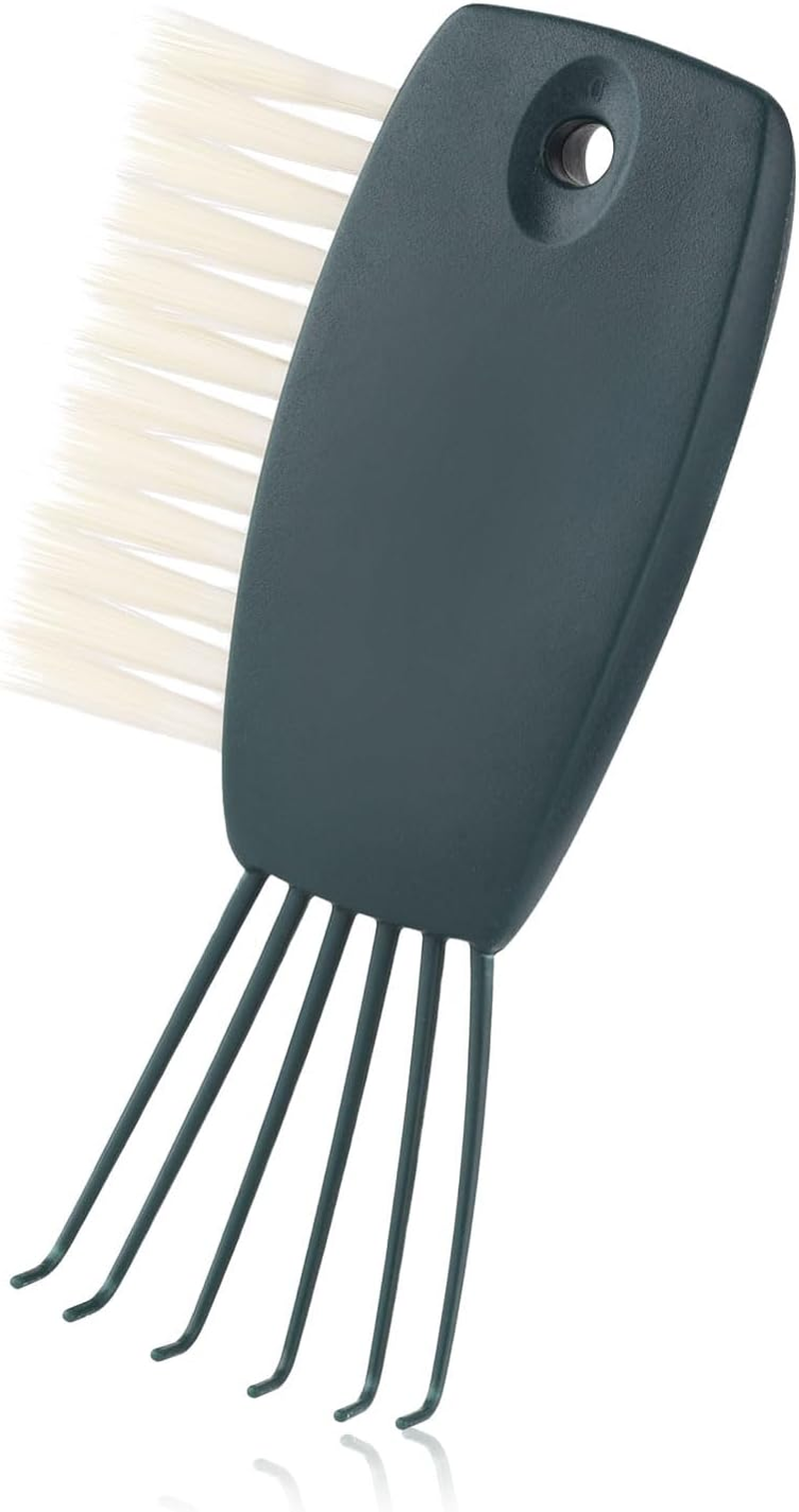 2-In-1 Comb Cleaning Tool, Premium Abs and PBT Wool Convenient Hairbrush Cleaner Tool 2-In-1 Hair Brush Cleaner Easy to Move Hair Dust Practical Brush Cleaning Tool(Armygreen) image number 6