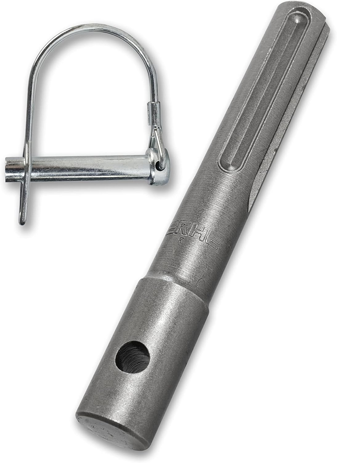 WERHE Professional Earth Drill Adapter Suitable for SDS Max Hammer Drill Pile Drill Cordless Drill with Quick Wing Bolts Made of High-Quality Spring Steel