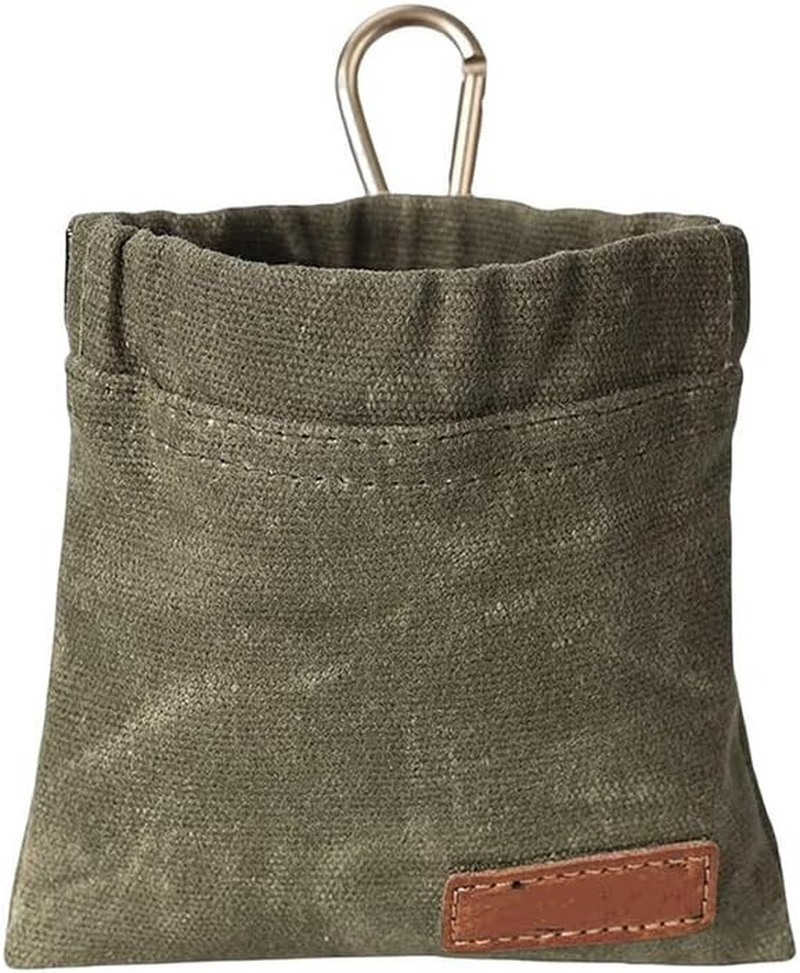 Dog Treat Bags Training Pouch Portable Puppy Dog Training Treat Pouch Auto Closing Pet Snack Reward Pocket Dog Food Dispenser Treat Pouches for Pet Training Travel or Outdoor Use (Light Green)