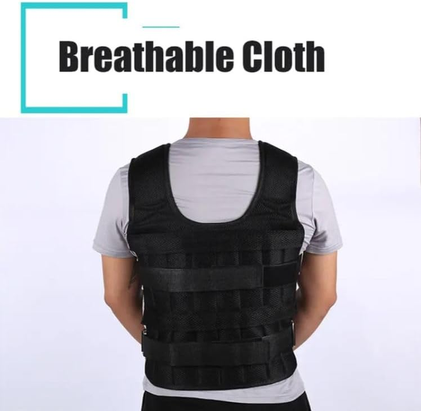 Hoplite Sports Adjustable Weighted Vest for Men & Women &ndash; Fitness Weighted Vest for Running Crossfit Strength Training & Cardio &ndash; Breathable Weighted Vest for Exercise &ndash; No Weights Included image number 2