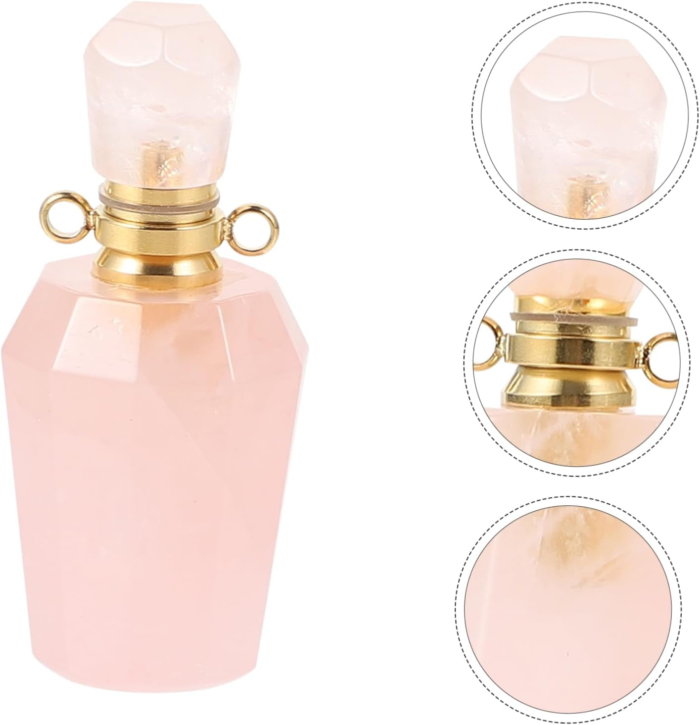 Aromatherapy Bottle Pendant for Essential Oil Storage Pink Made of Material for Diffuser Oil Use at Home Travel image number 5