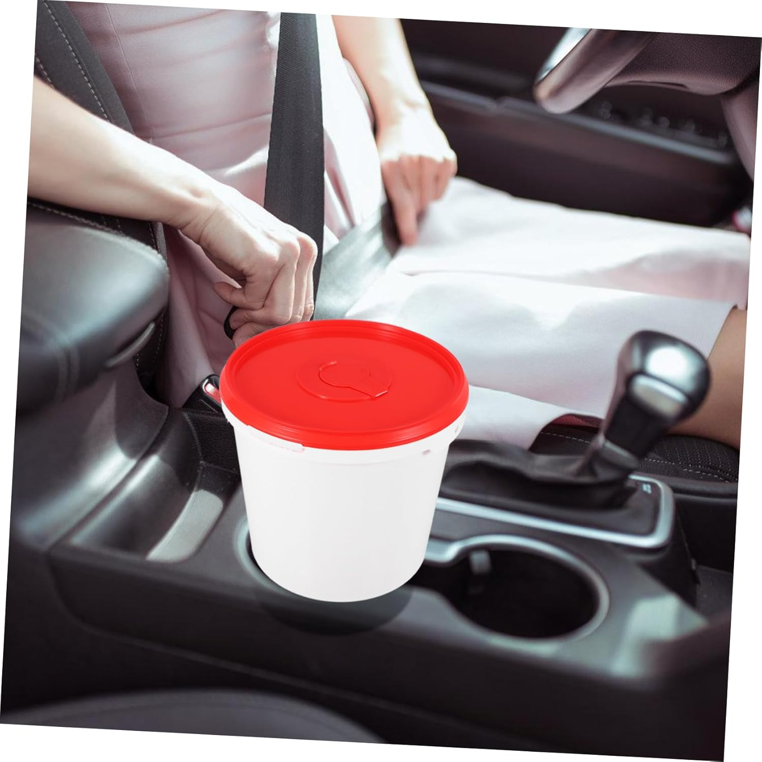 TIDTALEO Portable Reusable Wet Wipes Bucket Wipe Dispenser for Car Travel Diapers Storage Holder Bathroom Use image number 1