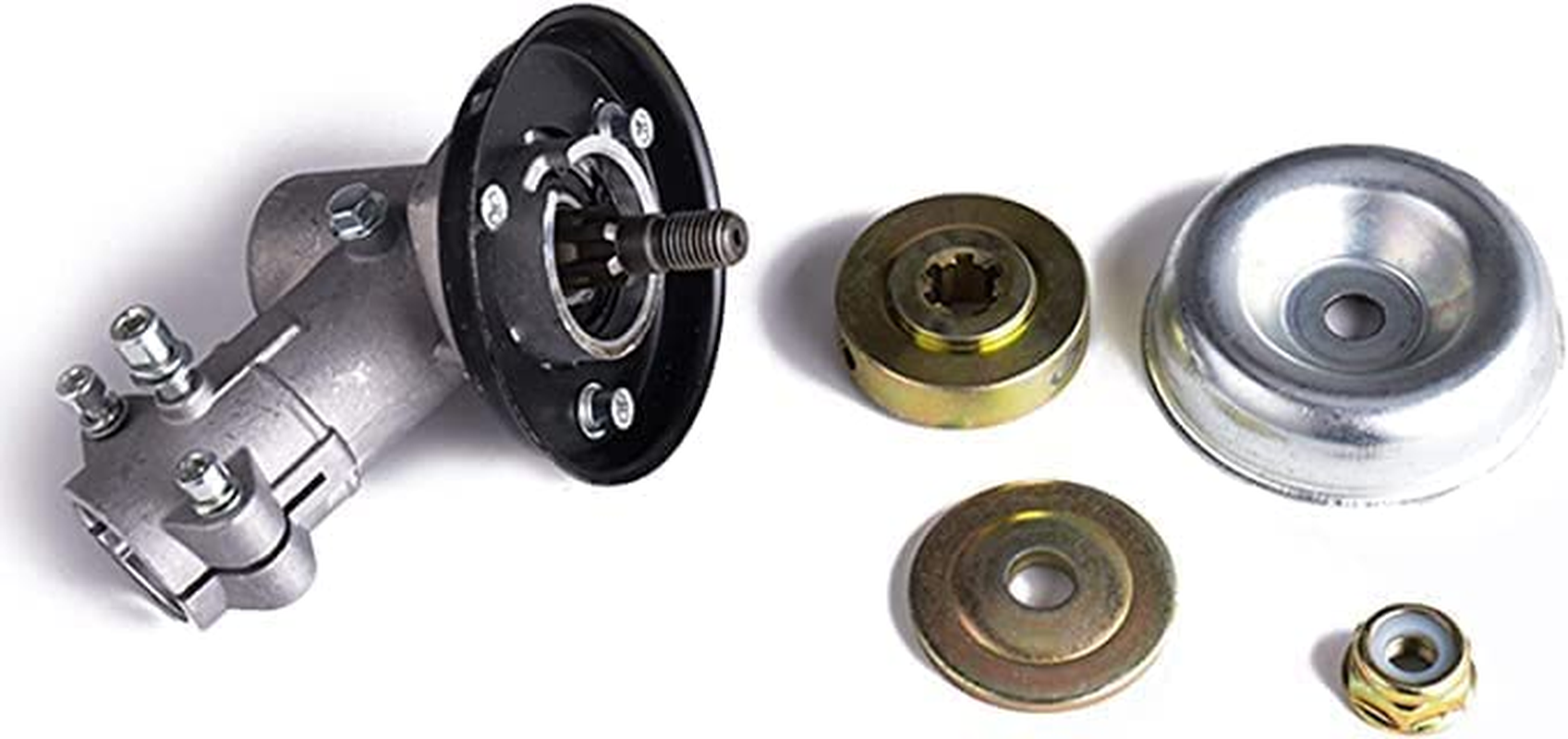 LALOCAPEYO Outdoor Trimmer Head Adaptors Kit Lawn Mower Universal IYKY Durable Professional Manufacture Superb Craftsmanship Brush Cutter Blade Adapter for Lawn Mower image number 1