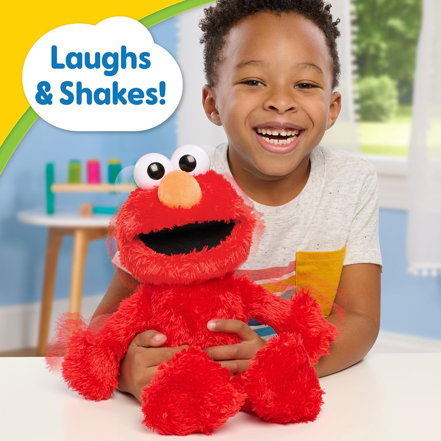 Sesame Street Tickle Me Elmo Animated Plush, 18 Months+, Interactive Educational Toy, 35Cm Height, Requires 2 AAA Batteries image number 3