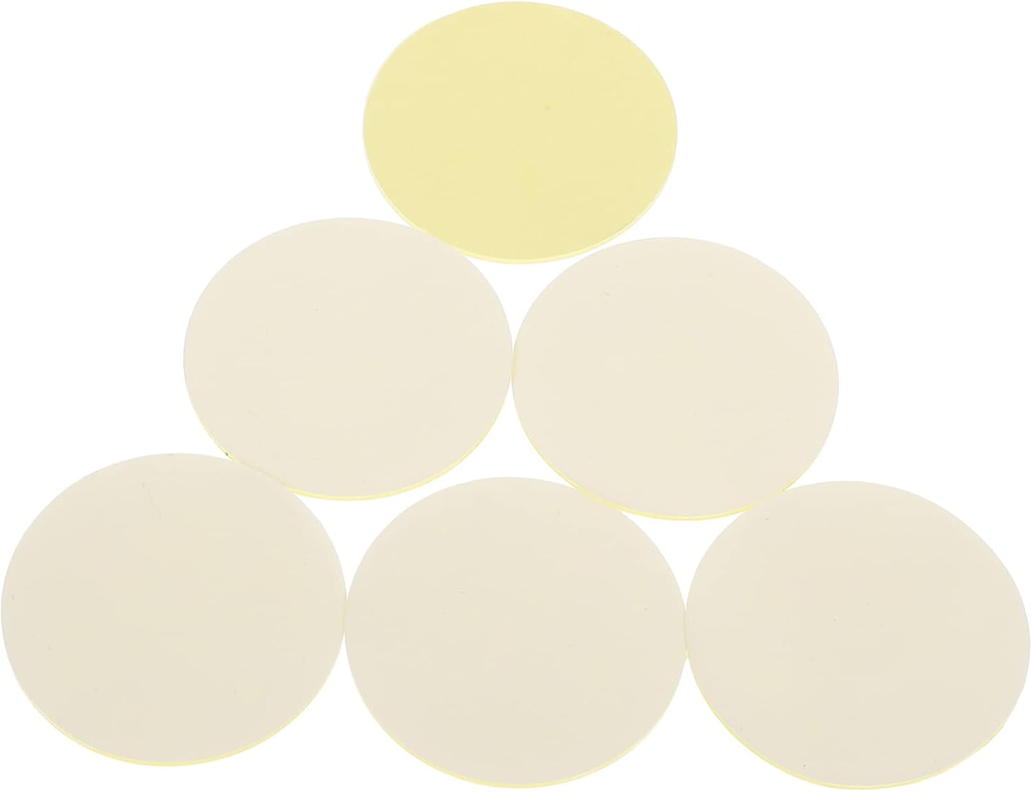 24Pcs Double Sided Tape round Pads Little Yellow Base Film Self Adhesive Double Sided Mounting Sticker Tape