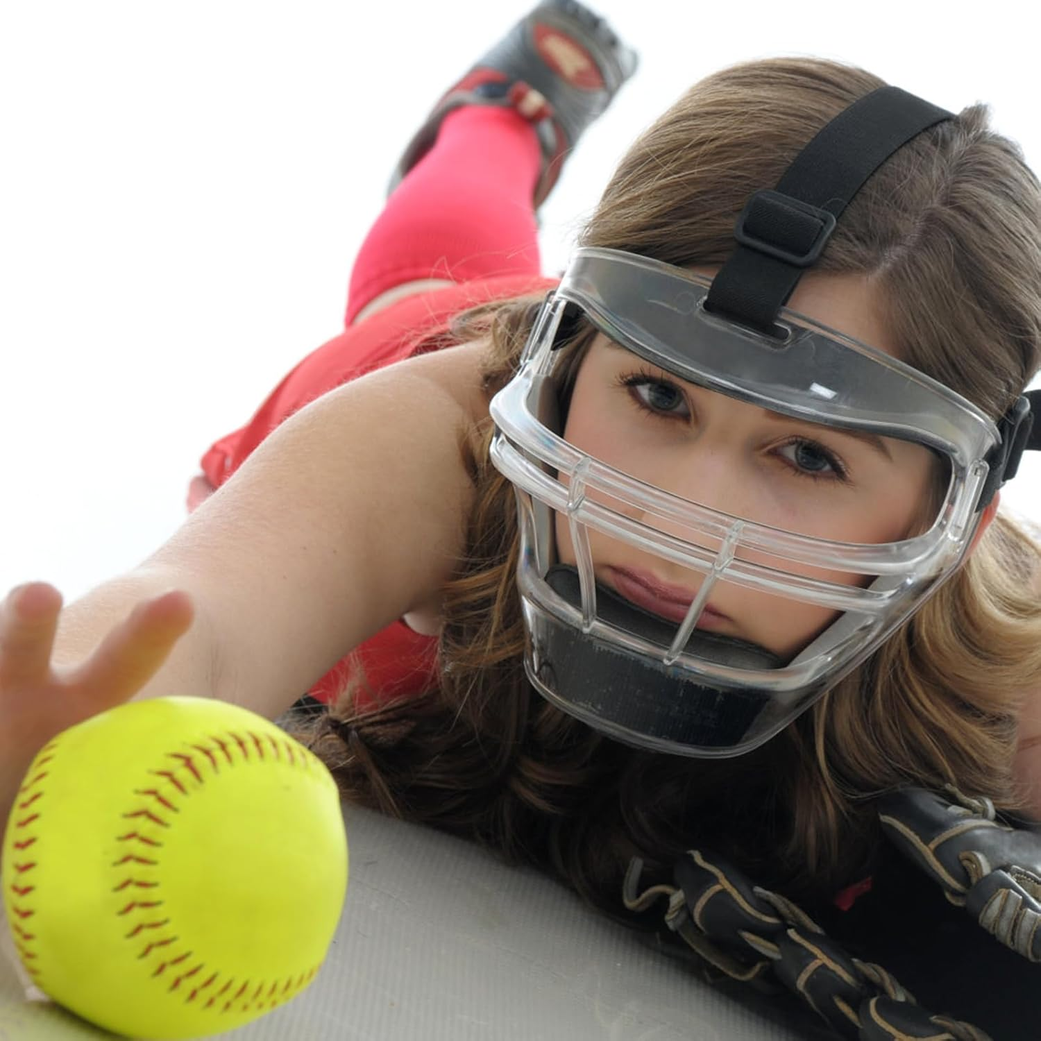 1/2/3/8 Pcs Softball Fielder'S Facemask Chin Cup, Durable and Maximum Protection Catchers Mask Replacement Chin Pad, Baseball Softball Helmet Padding for Softball Fielder'S Mask Men Women Teensm image number 2